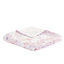 Housse de couette 2 pièces pour lit simple / simple en microfibre à motif cachemire floral en microfibre, 2 taies décoratives - étiquetée, douce et rétro, motif cachemire à boutons, lavable à la machine, fermeture, attaches intérieures, rose