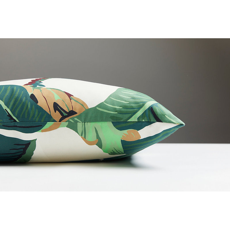 Hinson Palm Square Pillow Cover & Insert