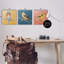«Brilliant Birds on Branches», ensemble de 3 toiles murales par Lanie Loreth
