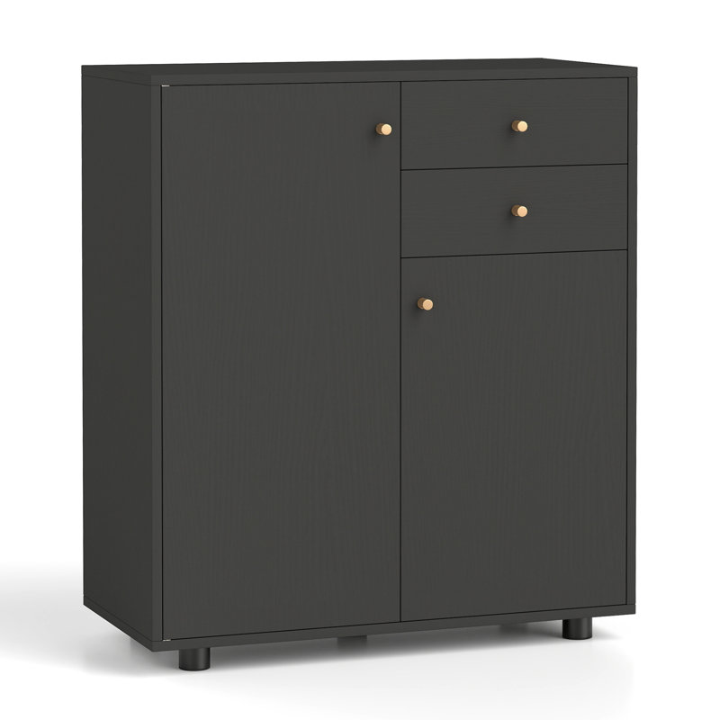 74cm Sideboard, Black