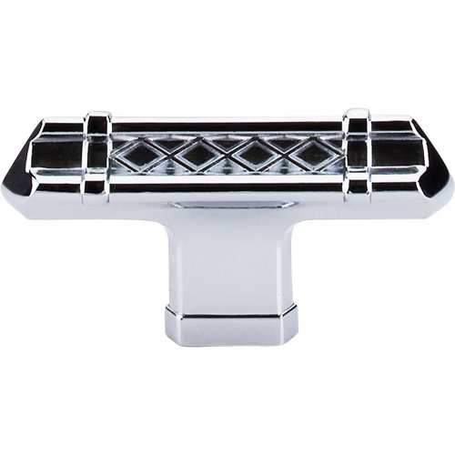 Tower Bridge 2 5/8" Length Bar Knob, Polished Chrome