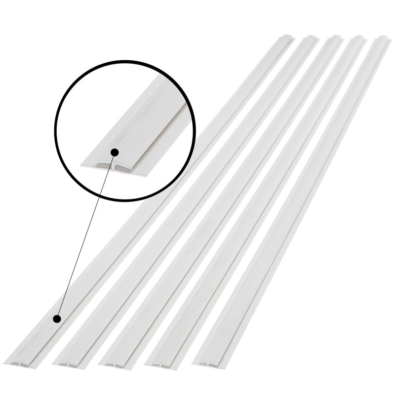 Garniture de paravent FASÄDE (paquet de 5), Blanc lustré