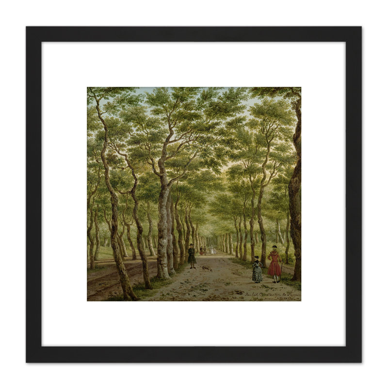 La Fargue Herepad In The Hague Forest Landscape - Single Picture Frame Painting