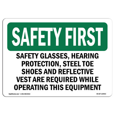 Safety First Sign