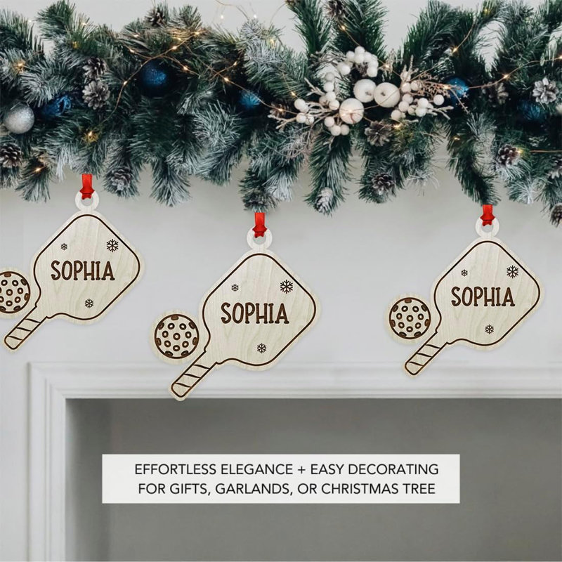 Ornement en forme d'arbre de Noël sur mesure 20 pi., Oui