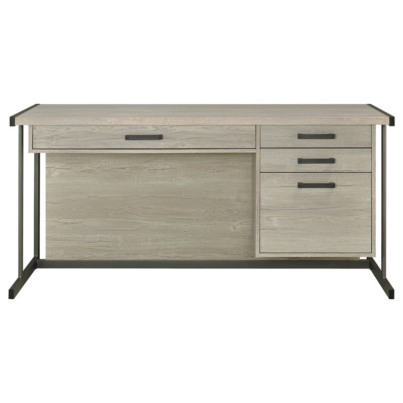 Bureau de bureau gris Brisley