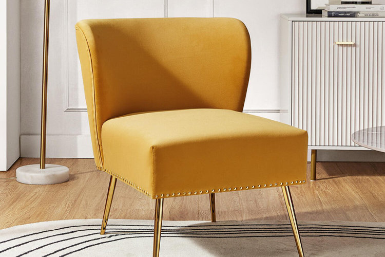 Etta Avenue Clive Velvet Accent Chair