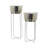 Cosmoliving by Cosmopolitan 2-Piece Iron Planter Set-64299583