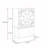 Modern painted wine cabinet sideboard