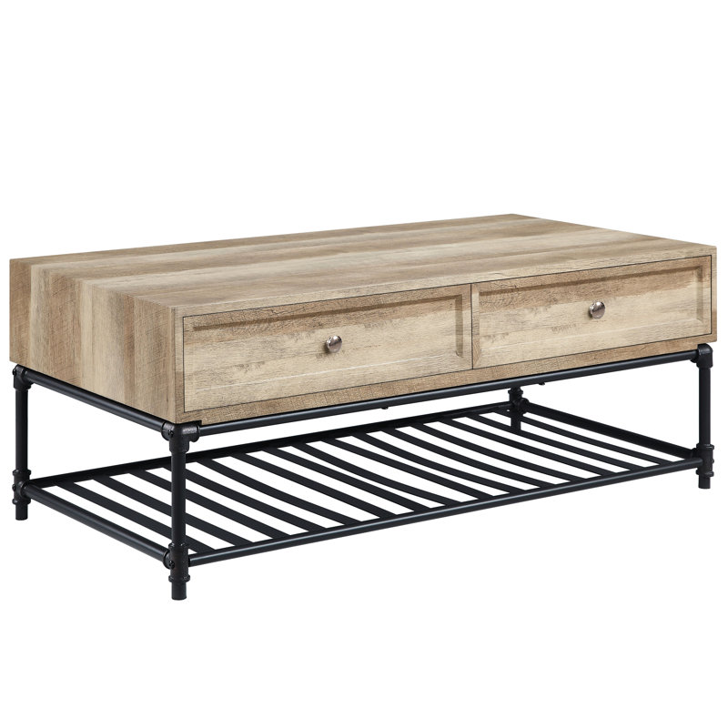 Table de rangement rectangulaire pratique pour rehausser l'espace de vie