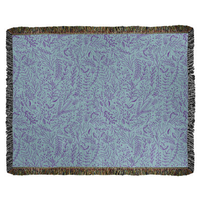 Couverture en coton tissé Katelyn Elizabeth Ditsy