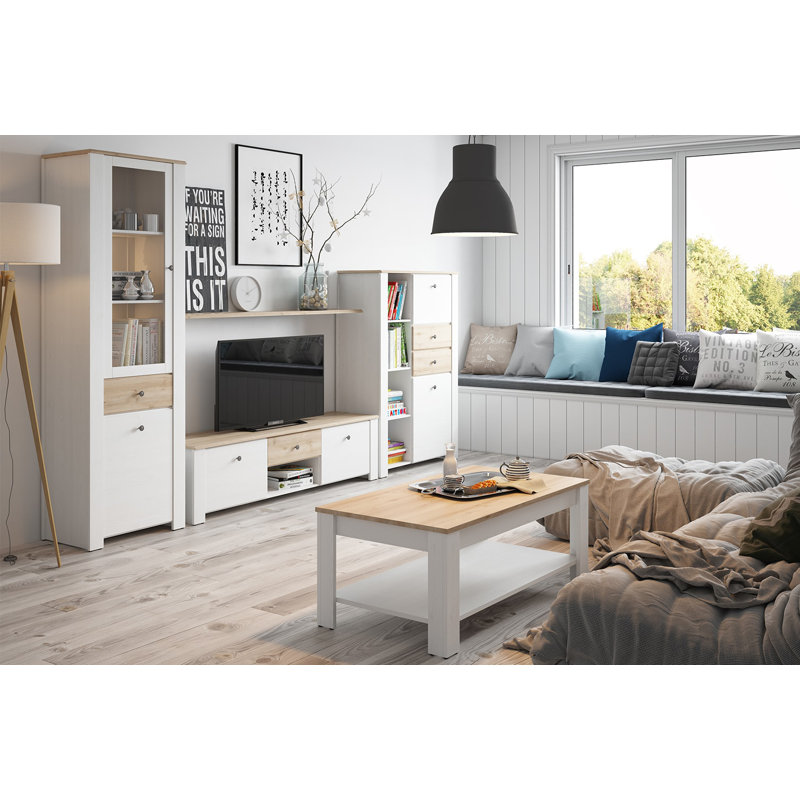 Atli Unfinished TV Stand for TVs up to 88"