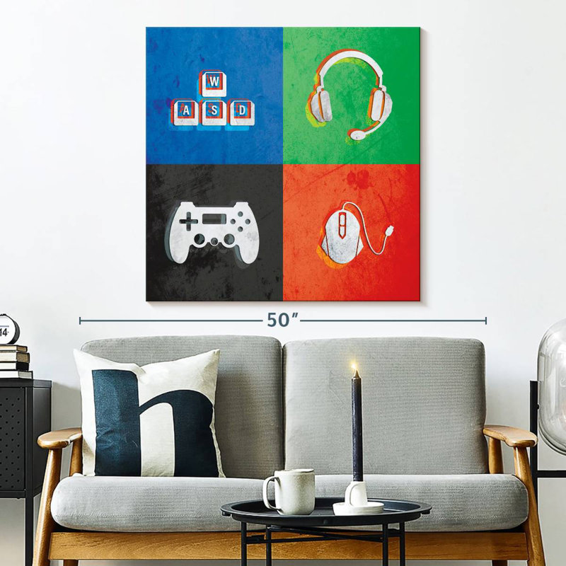 Senne Glitch Style Gamer Essentials, H 33 po x l 33 po