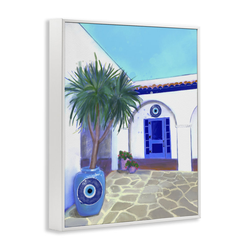 «Tranquil Tropical Villa», estampe numérique, conception par Matthew Piotrowicz, H 14 po x l 11 po