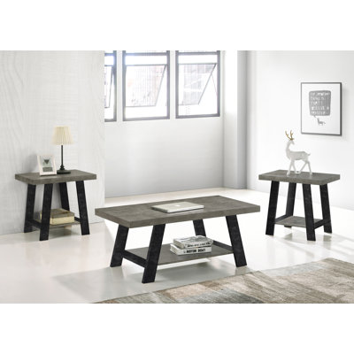 Ensemble de tables basses 3 pièces Theroux