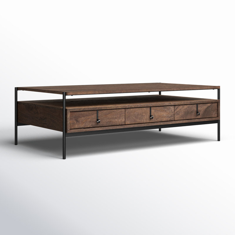 Wytse Solid Wood Top Single Coffee Table