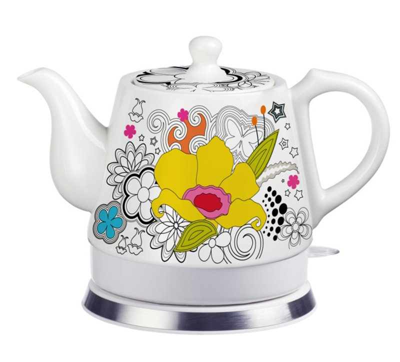 FixtureDisplays 1.2 Quarts Ceramic Electric Tea Kettle