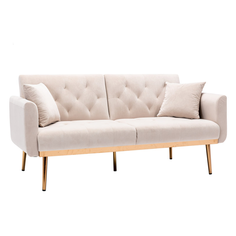 Dezaraye Fabric 63.8'' Reception Loveseat