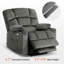 Fauteuil inclinable électrique à deux moteurs avec massage et chaleur Bayani-1422296470