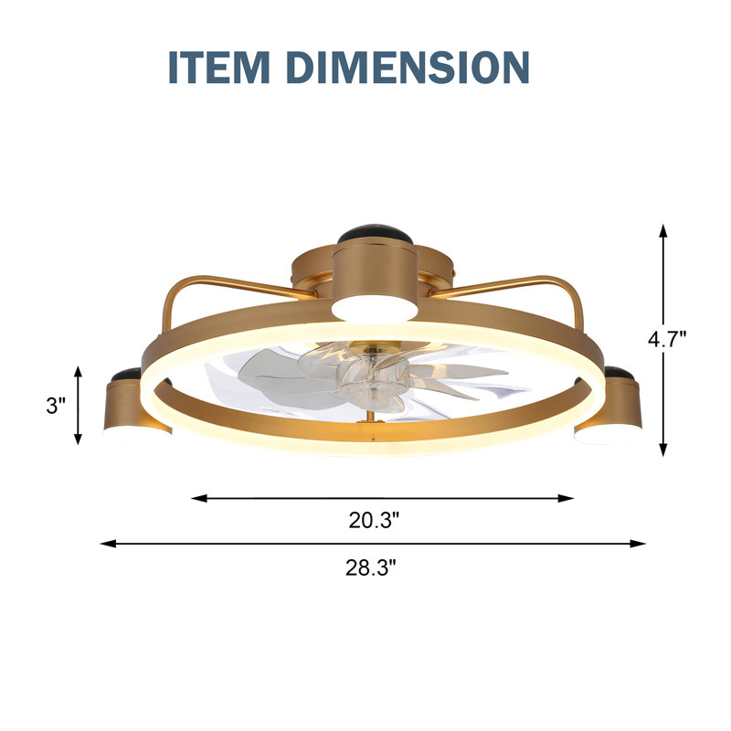 Amatury 28 Inch Flush Mount Low Profile Smart Ceiling Fan with Lights APP Control, Dimmable Starry Lighting Fixture