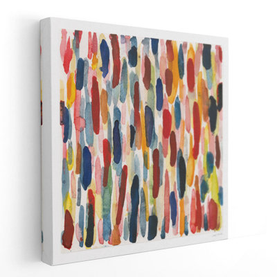 Impression sur toile, motifs multicolores colorés
