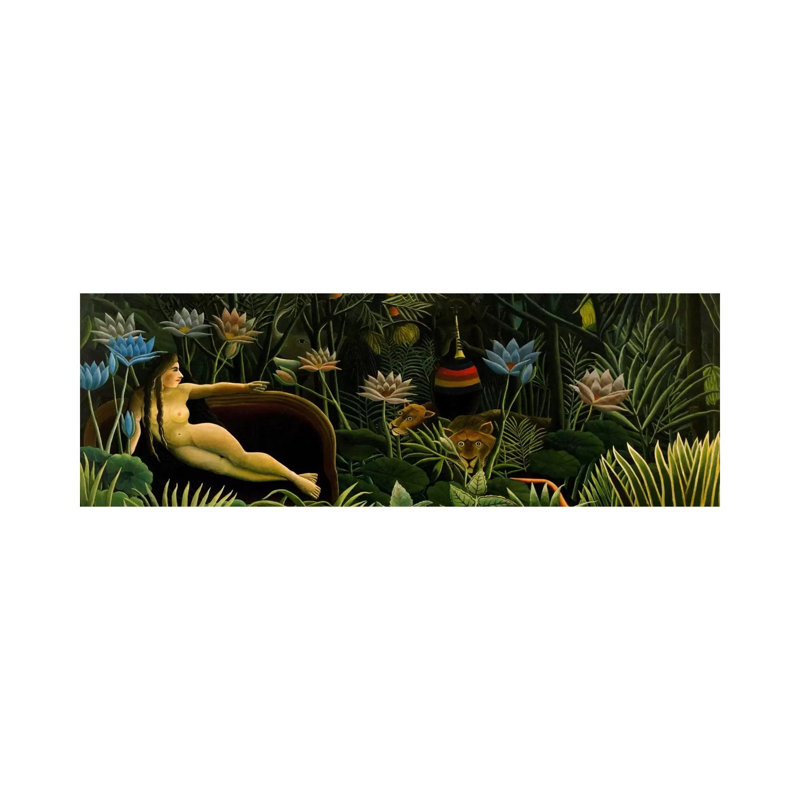 The Dream by Henri Rousseau - Wrapped Canvas Painting, 121.92 cm H x 40.64 cm W