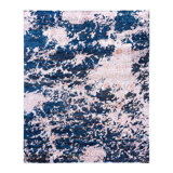 Overdyed One-of-a-Kind 8' 1" X 9' 10" Hand Knotted Area Rug