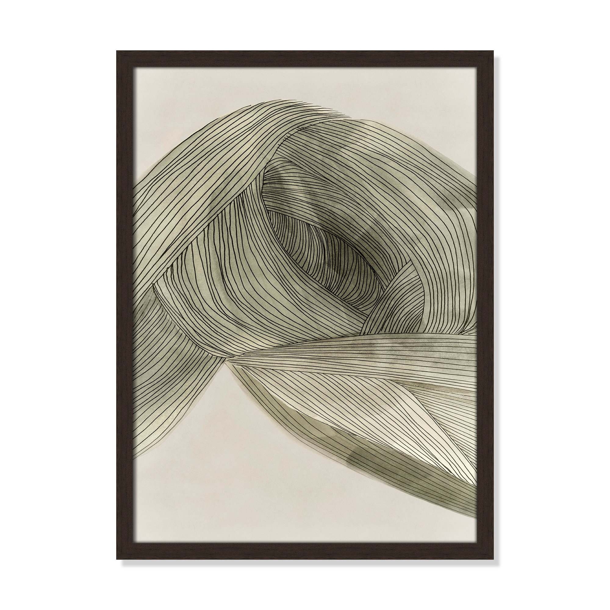 Dreaming In Pastel I, 23" H x 17" W x 0.75" D, Walnut