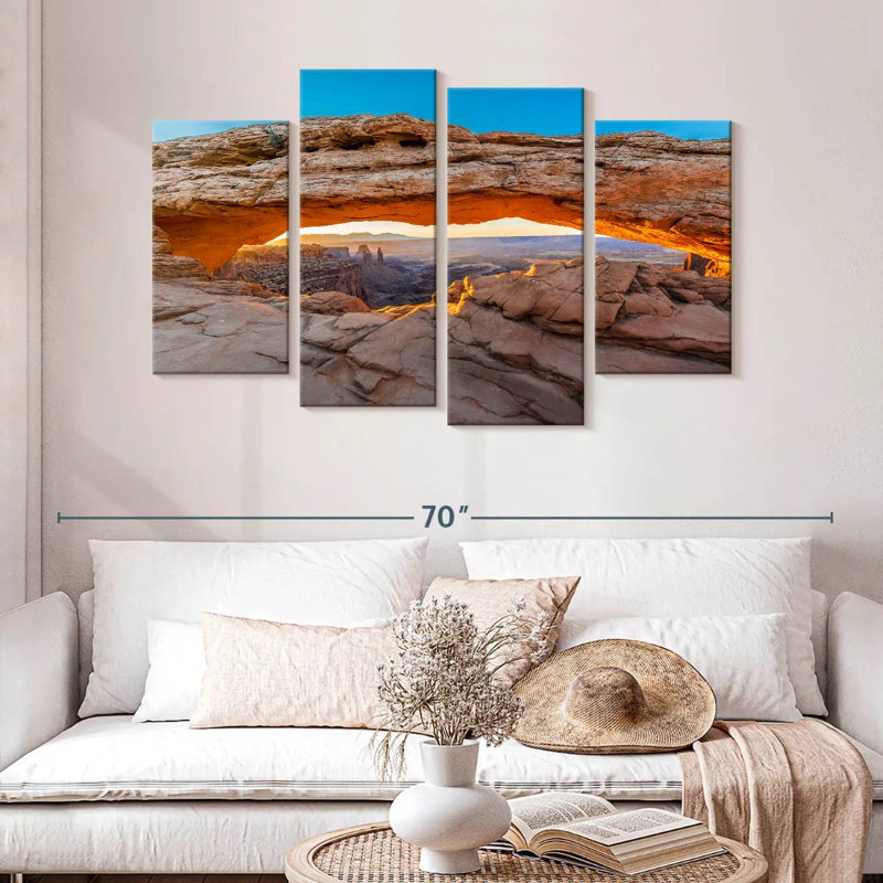 Alvord Mesa Arch Canyonlands, H 32 po x l 52 po