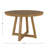 Cipolla Wood Finish Fixed Top Round Dining Table - 47"-106911007