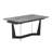 Cerdic Extendable Metal Base Dining Table