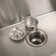 24In Stainless Steel Washing Sink W/ Faucet Hoses And Drain Head Only(Update)