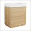 Meuble-lavabo pour salle de bain avec lavabo simple, meuble-lavabo sous-comptoir moderne avec double tiroir, meuble-lavabo sur pied autoportant, bois d'ingénierie-1571754426-1571754427