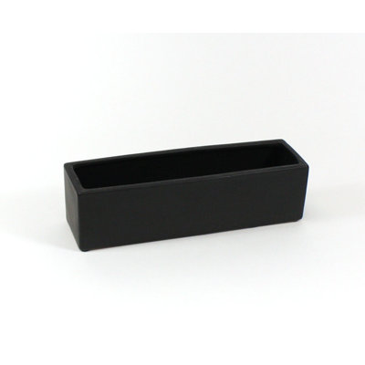 Vase de table rectangulaire long en céramique