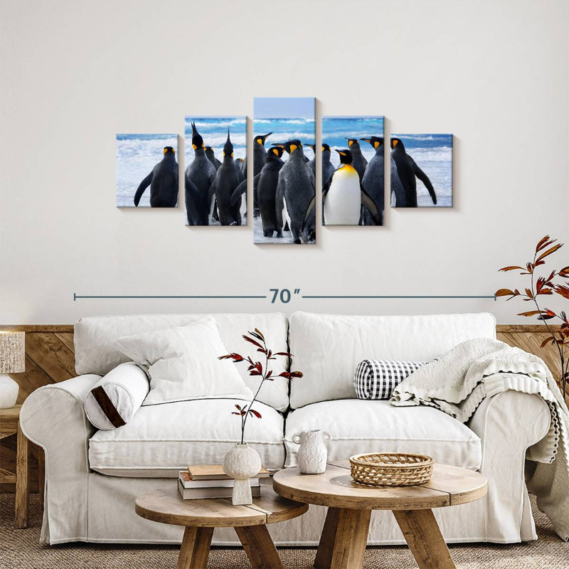 King Penguin Waddle, 24" H x 55" W
