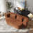 Lozena Boneless 78.74'' Corduroy Velvet Sleeper Sofa Bed With Cup Holder Lambswool Blanket Foldable Sofa Bed