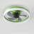 Frauly 19.7 Inch Led Enclosed Low Profile Ceiling Fan With Light-1222760576-1215559985