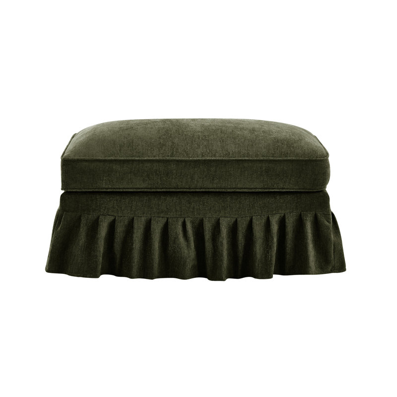 Repose-pieds - Chenille, Vert