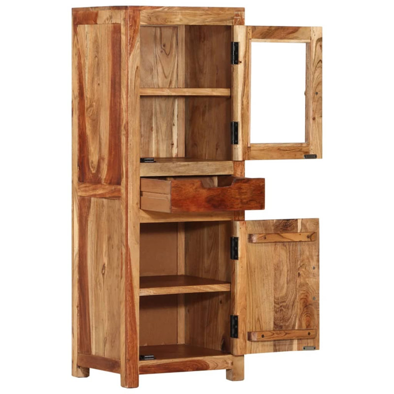 Highboard 40x34x110 cm Solid Wood Acacia