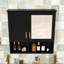 Armoire à pharmacie murale de luxe avec miroir à réflexion haute définition et tablette réglable-869303870