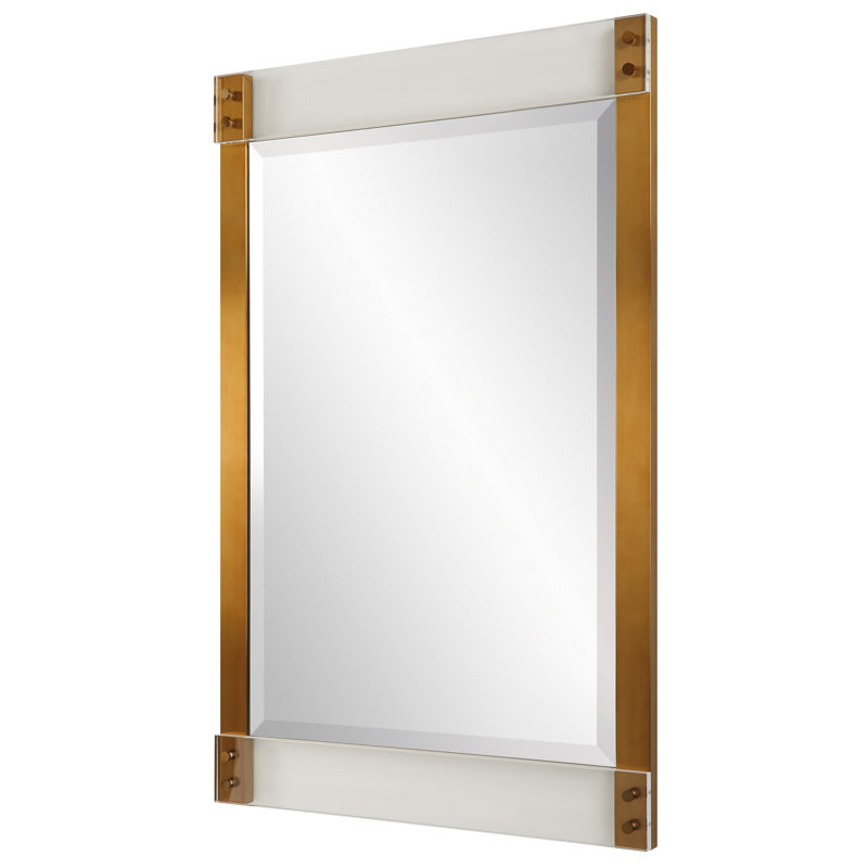 Xana Stainless Steel Rectangle Wall Mirror