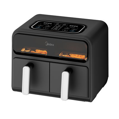 8.4-quart Two-zone Digital Air Fryer, Black