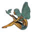 Bird Fairy Cast Garden Statue