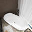 Baignoire de trempage autoportante en acrylique 67 po. X 29 po. Blanche