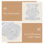 Bougeoirs en verre transparent en vrac 24 pièces, bougeoirs effilés de 2,2 po de hauteur pour la décoration de mariage, de fête, de table à manger et de fêtes
