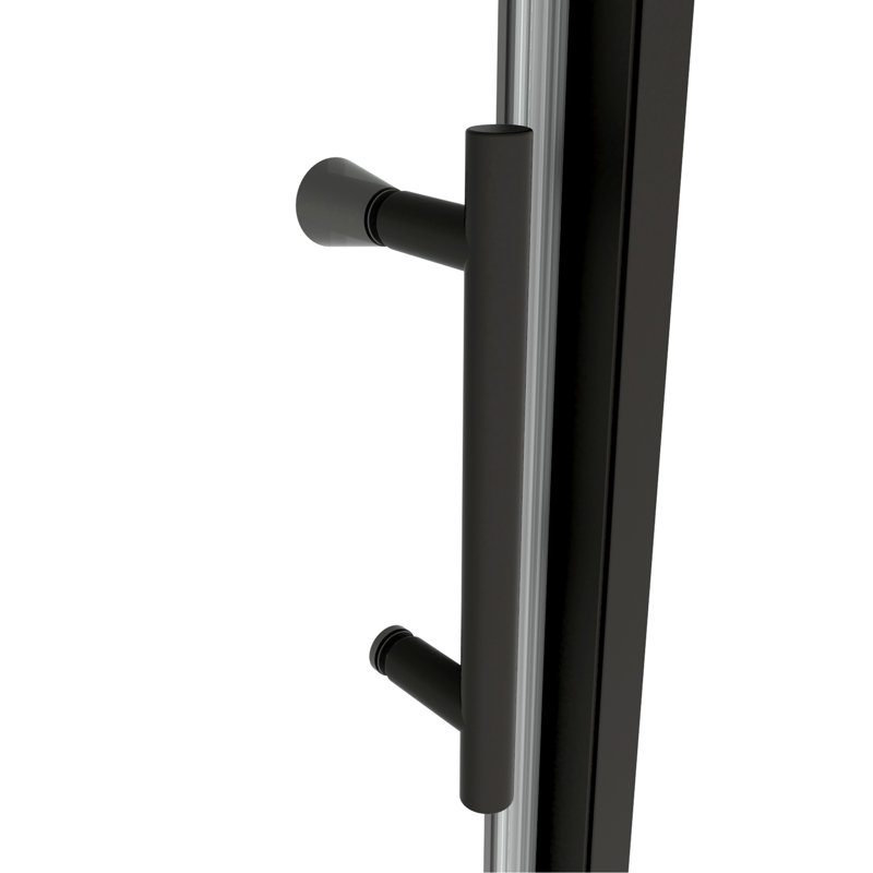 Advanced 38-42" W X 71" H Piovt Swing Glass Shower Door,Pivot Frame Sliding Shower Door With 1/4"(6Mm) Clear SGCC Tempered Glass, Shower Doors,Reversible Installation