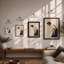 Woman In Fatigue Minimalist - Print-1229514943-1229514941