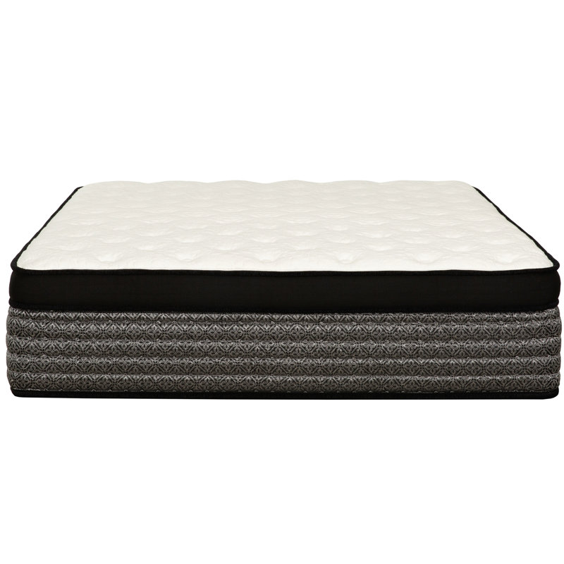 Matelas pour grand lit de 16 po avec plateau euro et ressorts ensachés en mousse gel