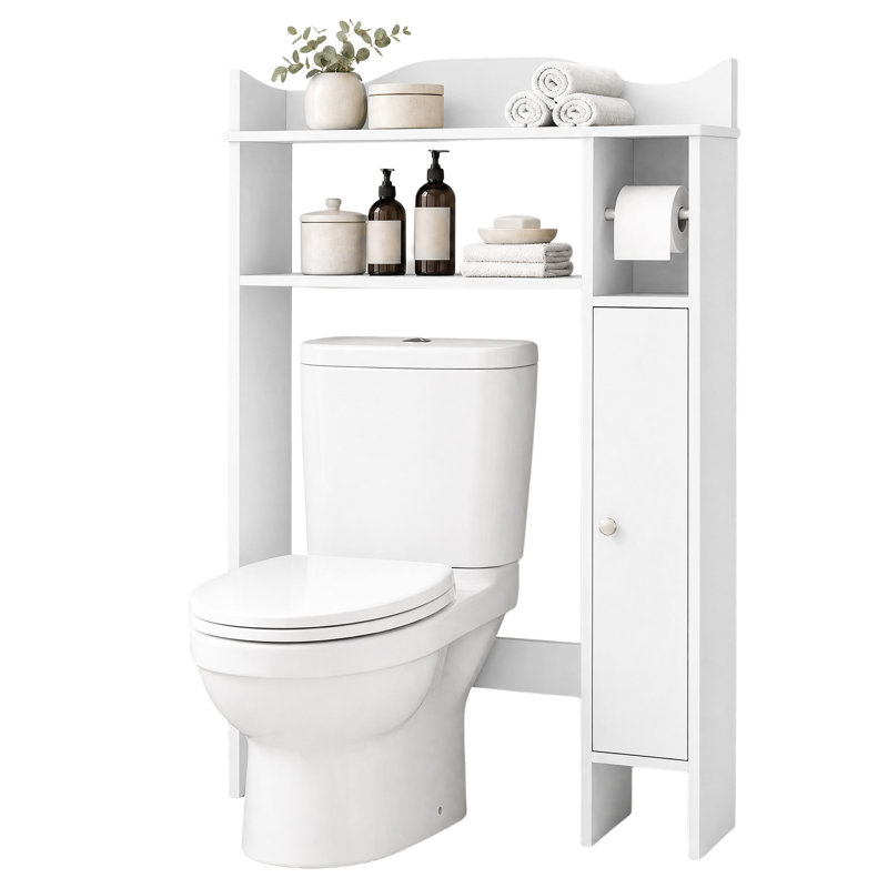 Rangement pour salle de bain Bortman, Blanc