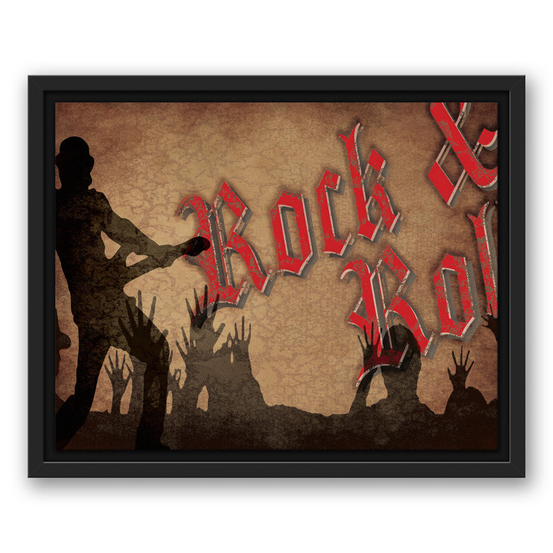 " Rock And Roll Band ", 15.75" W x 12.75" H